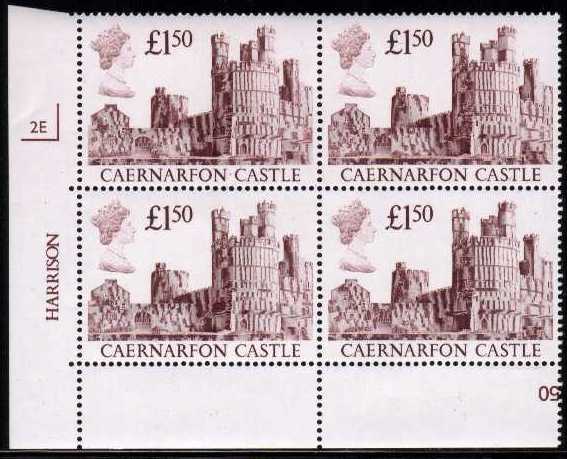 1988 GB - SG1411 �1.50 Caernarfon Castle 1st Series CYL 2E
