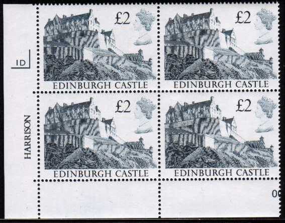 1988 GB - SG1412 �2.00 Edinburgh Castle 1st Series CYL 1D