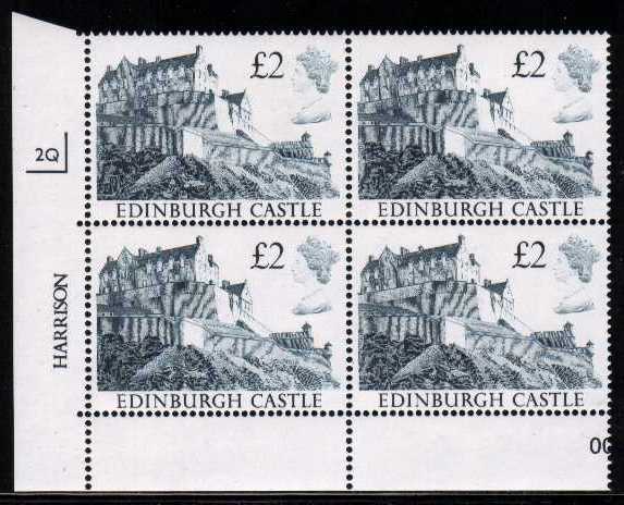 1988 GB - SG1412 �2.00 Edinburgh Castle 1st Series CYL 2Q