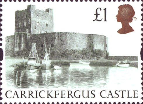1992 GB - SG1611 £1.00 Carrickfergus Castle 2nd Series MNH