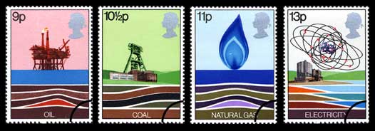 1978 GB - SG1050-53 Energy Resources Set (4) from FDC MNH