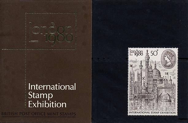 1980 GB - PP 117 - London Stamp Exhibition Pres Pack (SG1118)