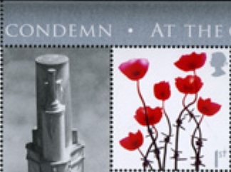 2006 GB - LS35 - "Lest We Forget" (Poppy) Smiler Single+Labl MNH