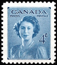 1948 CDN - SG410 4¢ Royal Wedding MNH