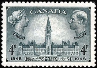 1948 CDN - SG411 4¢ Responsible Government MNH