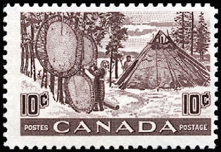 1950 CDN - SG432 10¢ Fur Resources MNH
