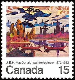 1973 CDN756 - 15¢ J.E.H. Macdonald (artist) 1873-1932 (1) MNH