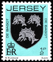 1981-88 Jersey Family Arms - Go Here for Odd Singles of this set