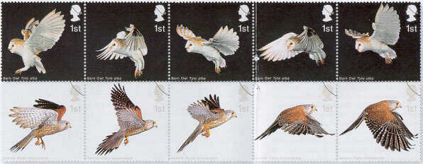 2003 GB - Birds of Prey Set (10) MNH