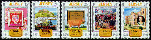 1991 Jersey Anniversaries Set P/P