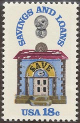 1981 US - Sc1911 18¢ 150th Anniv Savings and Loans Assoc MNH