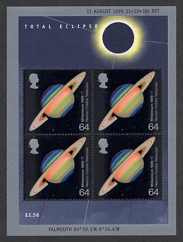 1999 GB - MS2106 - Solar Eclipse MNH