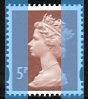 5p dull red-brown