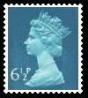 6½p greenish blue