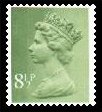 8½p yellowish green