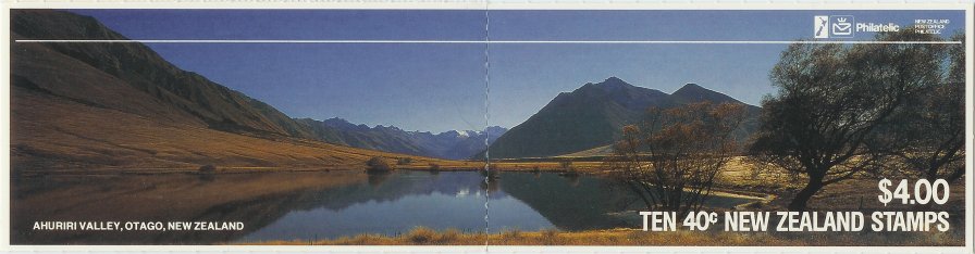 1987 NZ - SB43aa $4.00 Ahuriri Valley, Otago. CAPEX '87 O/P