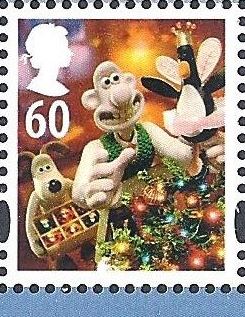 2010 GB - SG3129a - 60p from MS3135 - Wallace and Gromit MNH