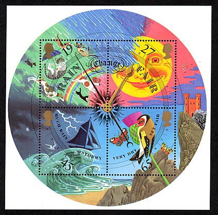 2001 GB - MS2201 - The Weather MS MNH