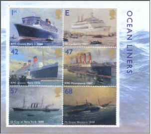 2004 GB - MS2454 - Ocean Liners MS MNH